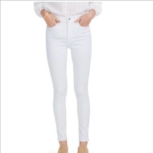 Missguided Tall White Skinny Jeans